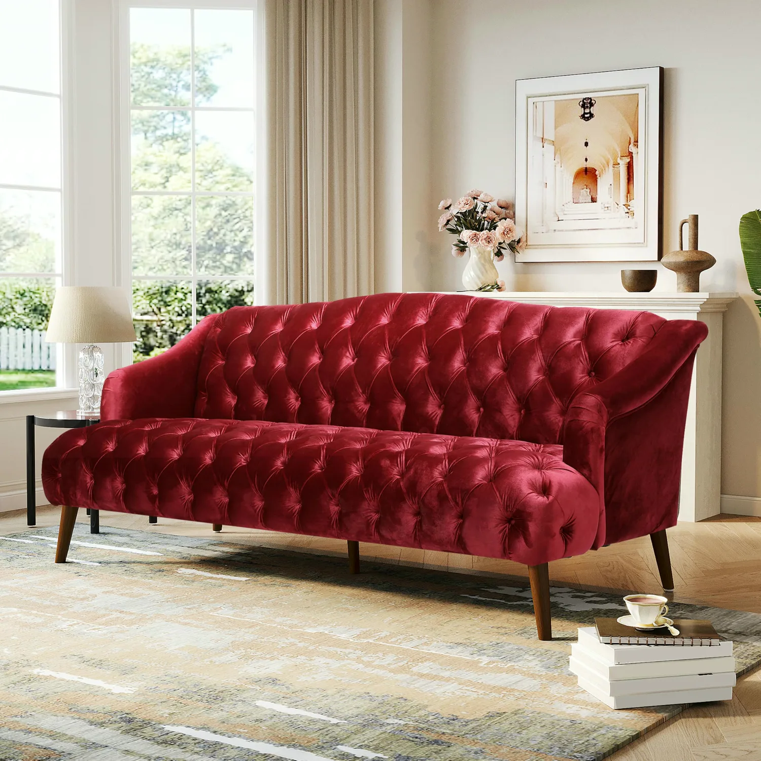 ERYE Velvet Loveseat 72.8"