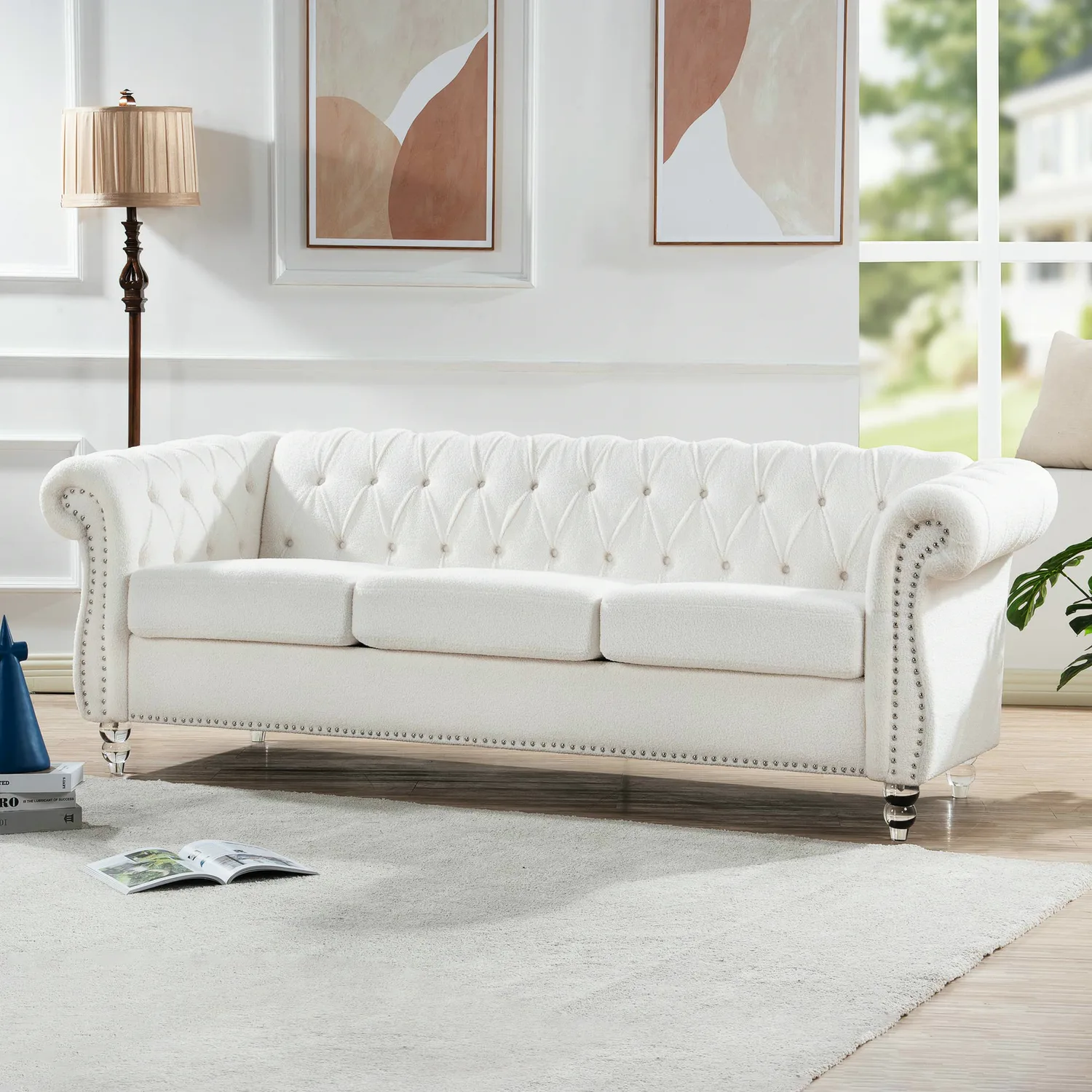 ERYE Boucle Sofa 84.5"