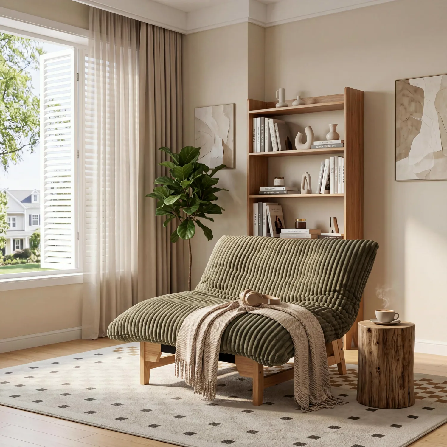 ERYE Corduroy Cloud Chair 29.1"