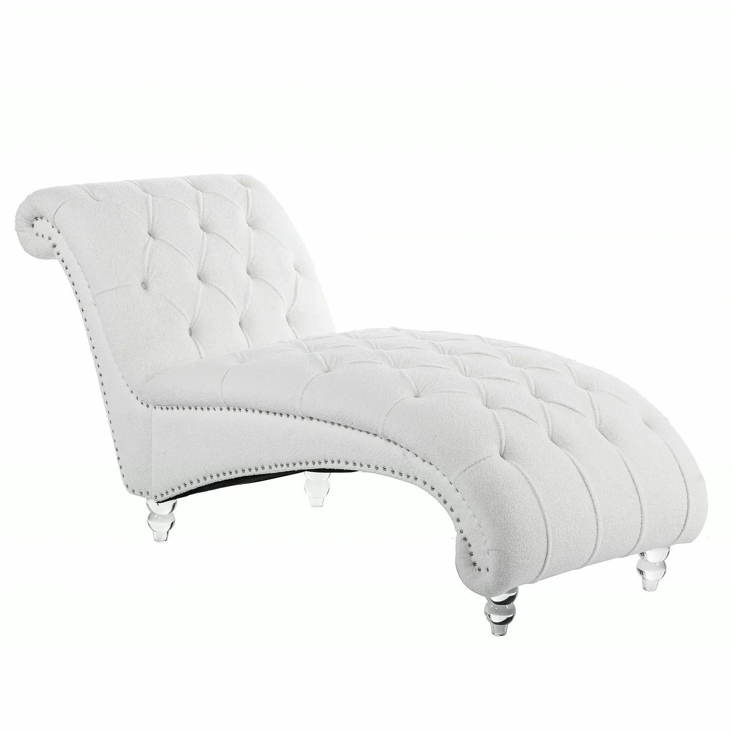 ERYE Boucle Chaise Lounge 27.2"