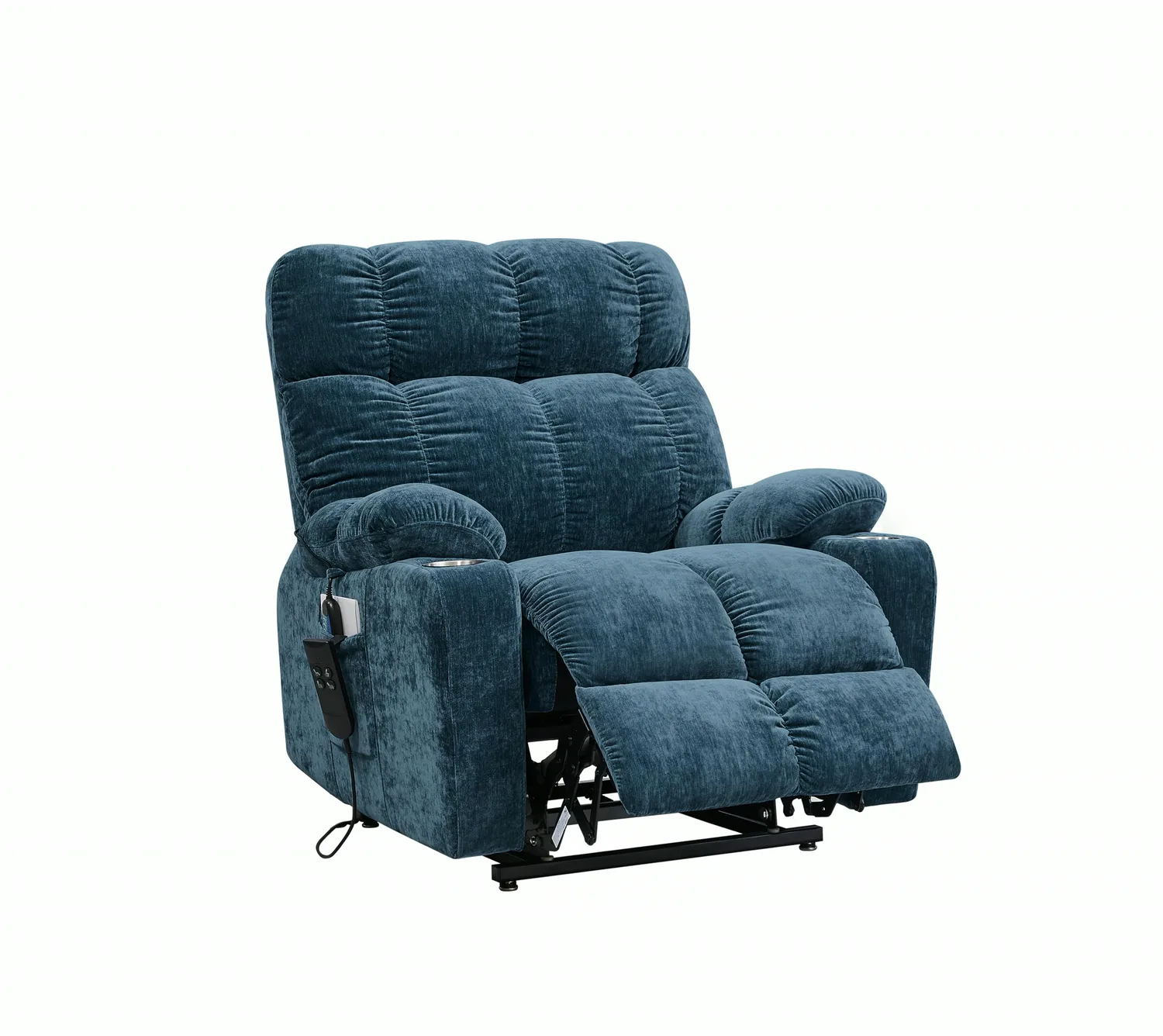 ERYE 2-Motor Chenille Power Lift Recliner 37"