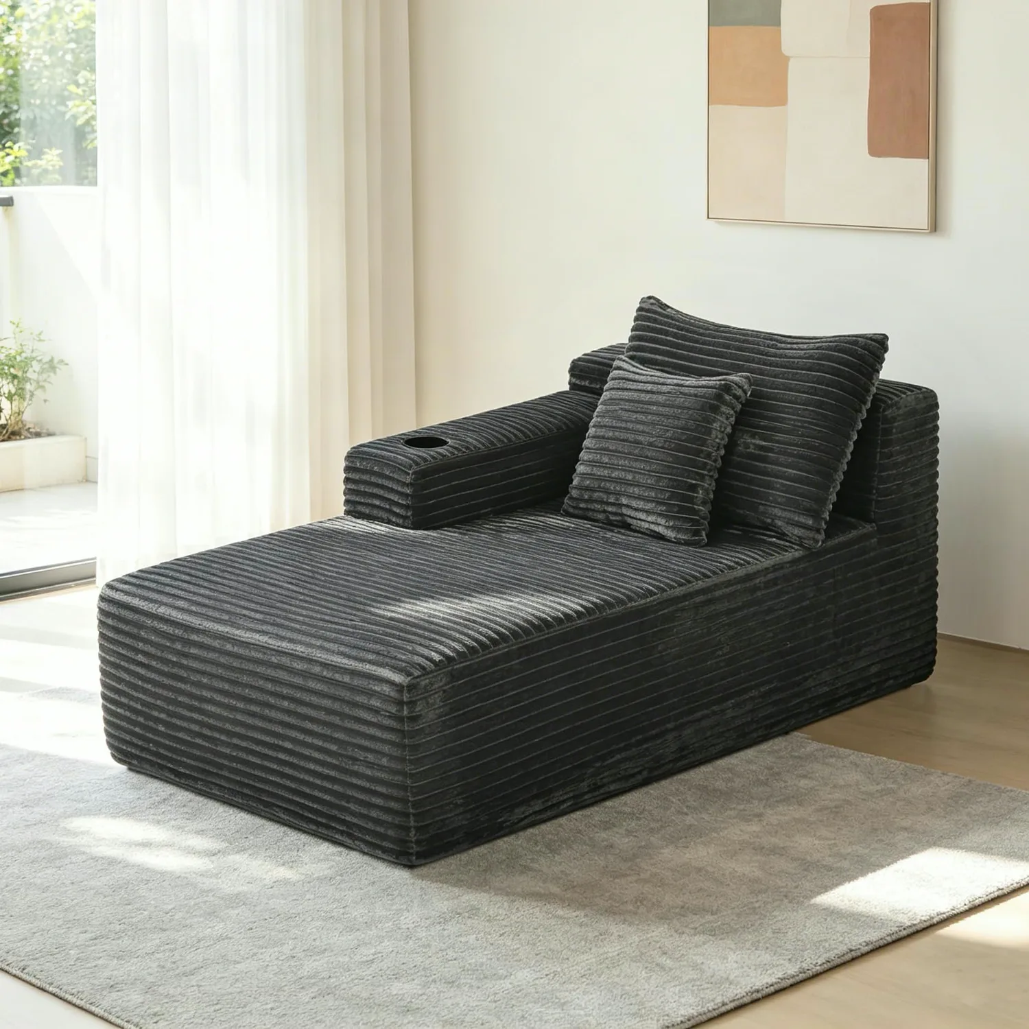 ERYE Corduroy Chaise Lounge