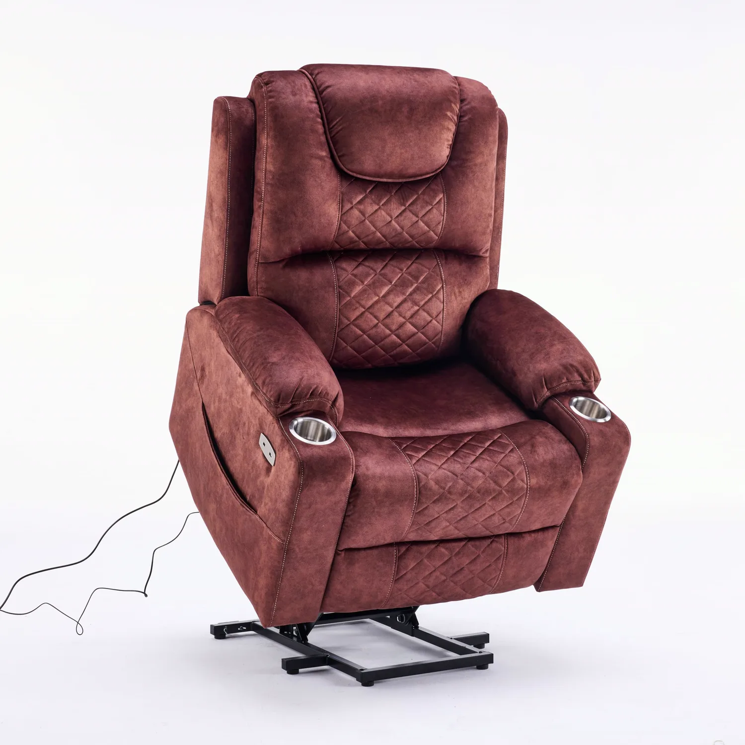 ERYE Velvet Power Lift Recliner 36.3"