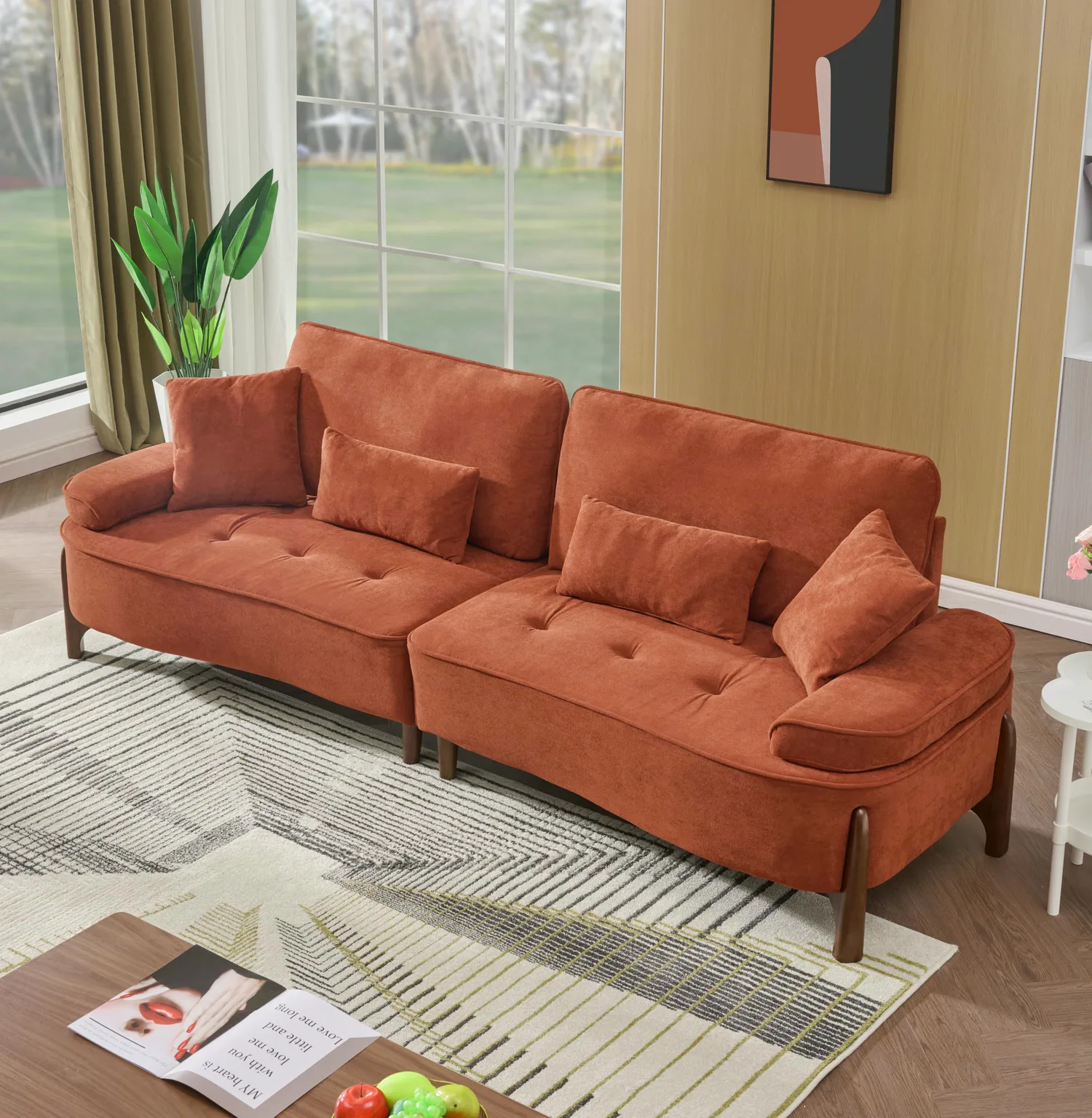 ERYE Boucle Sectional Sofa 103"