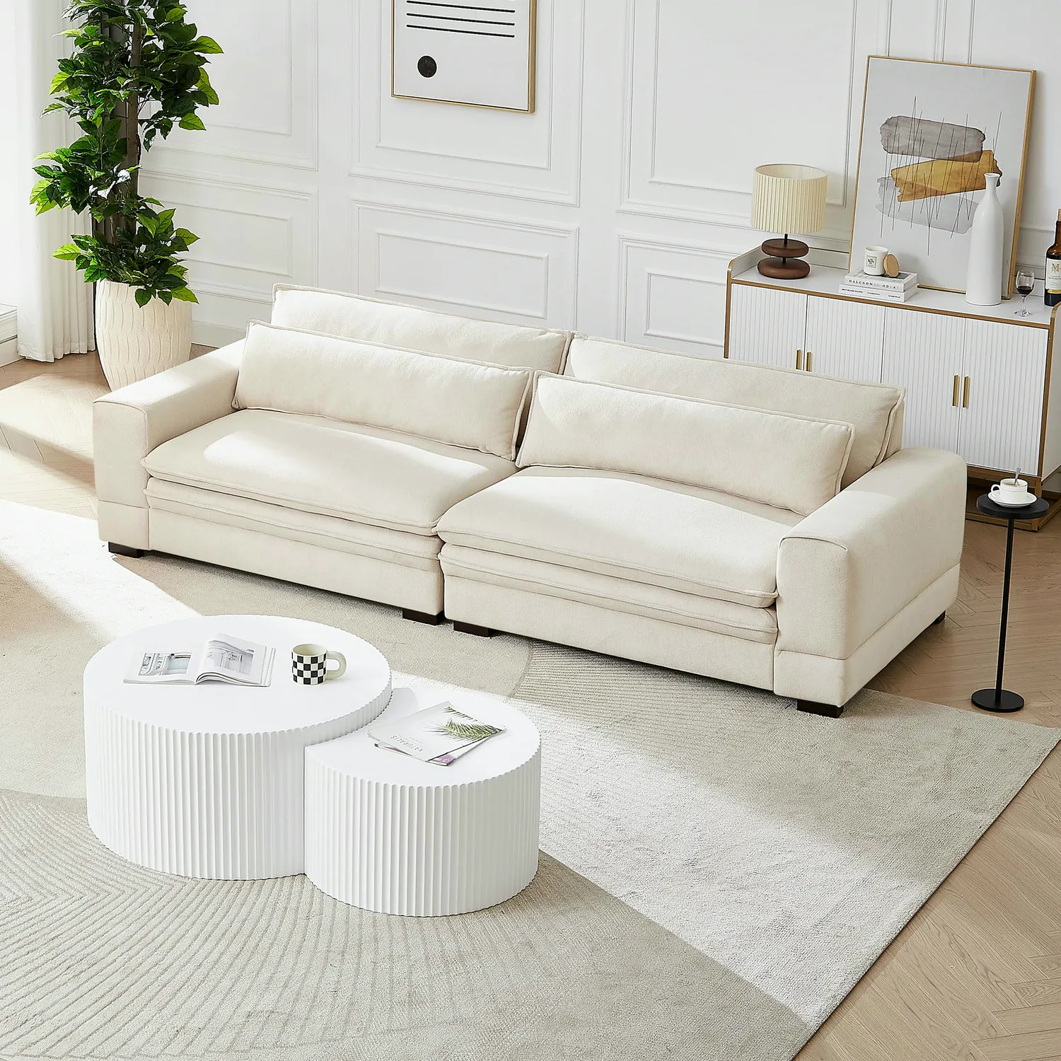ERYE Chenille Sofa 104.7"