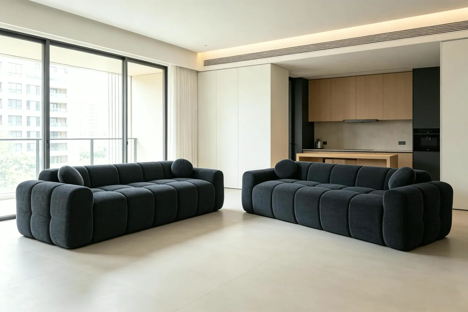ERYE Tufted Corduroy Cloud Sofa
