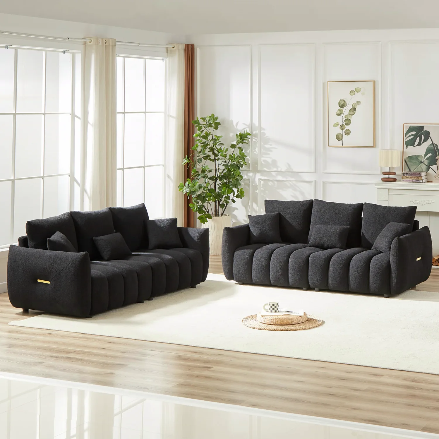 ERYE Boucle Sofa Set 82"