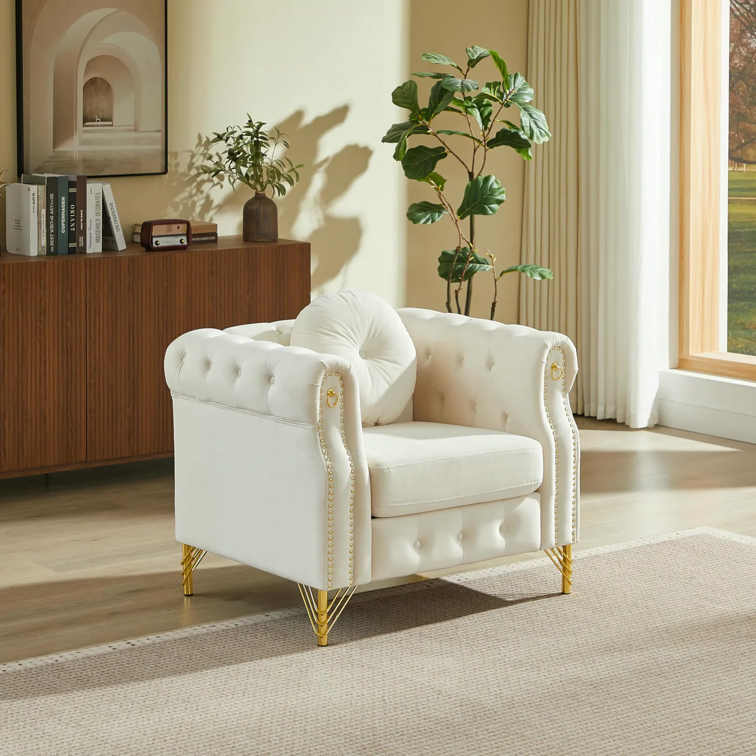 ERYE Velvet Sofa 37"