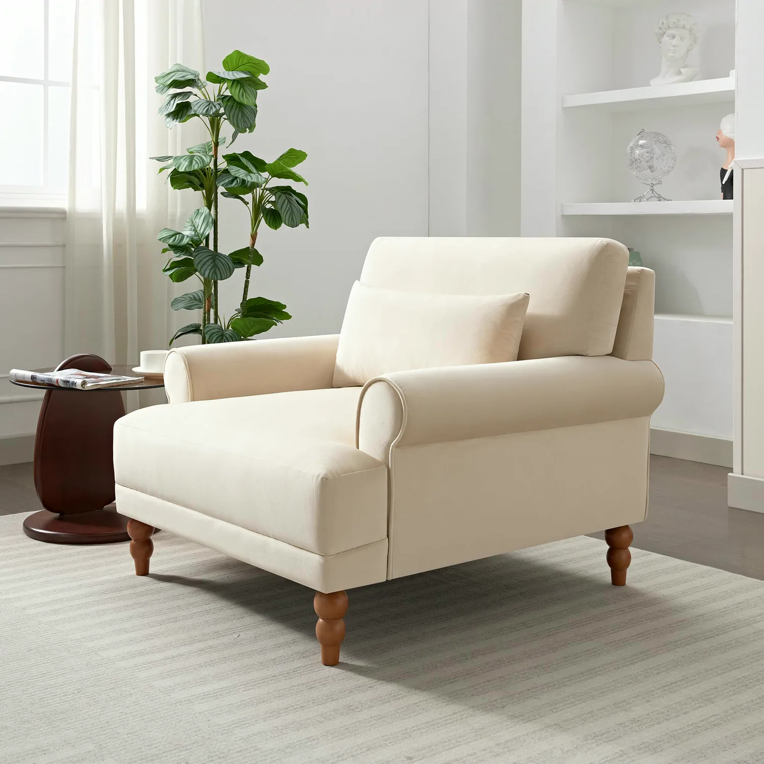 ERYE Velvet Accent Chair 38.2"