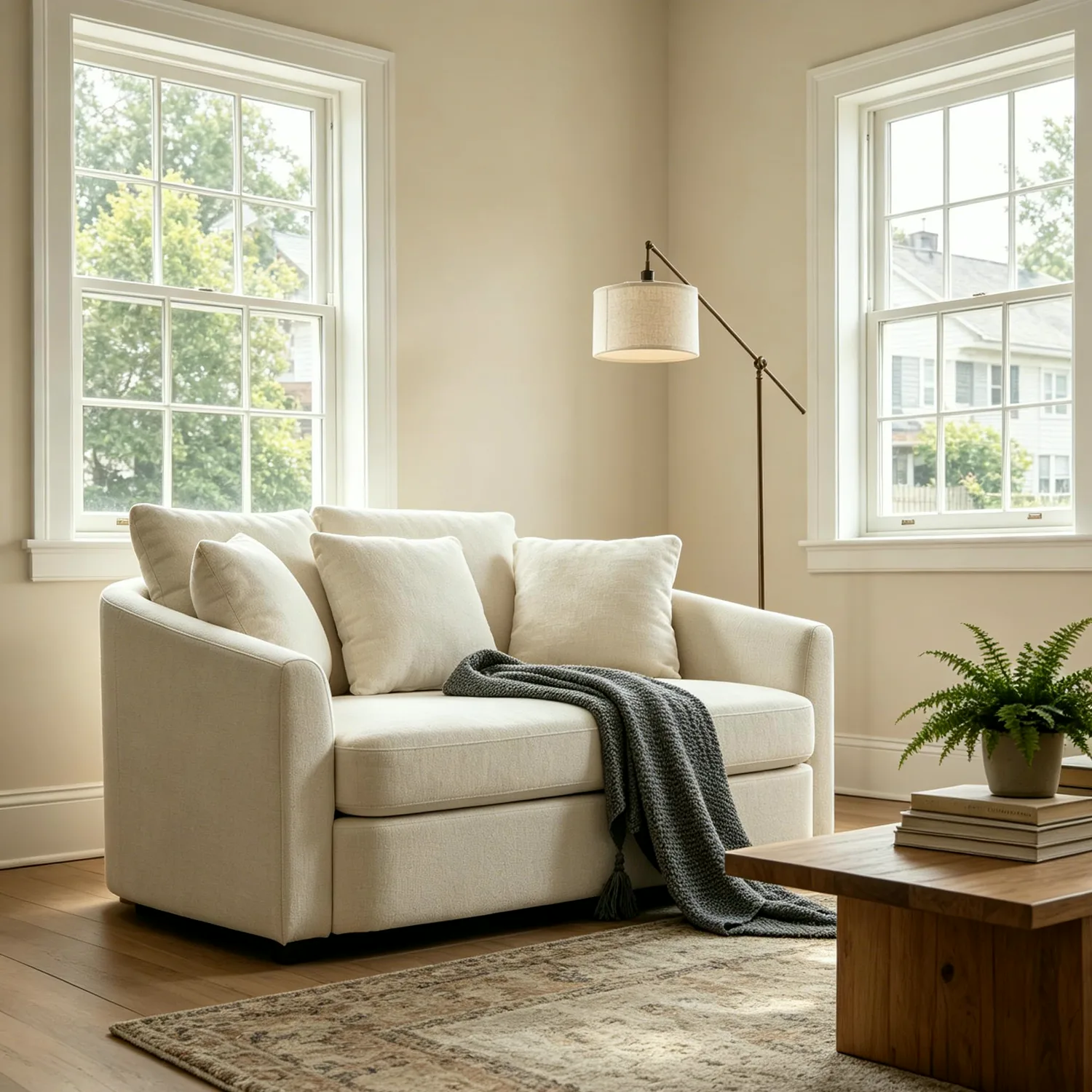 ERYE Chenille Accent Chair 56"
