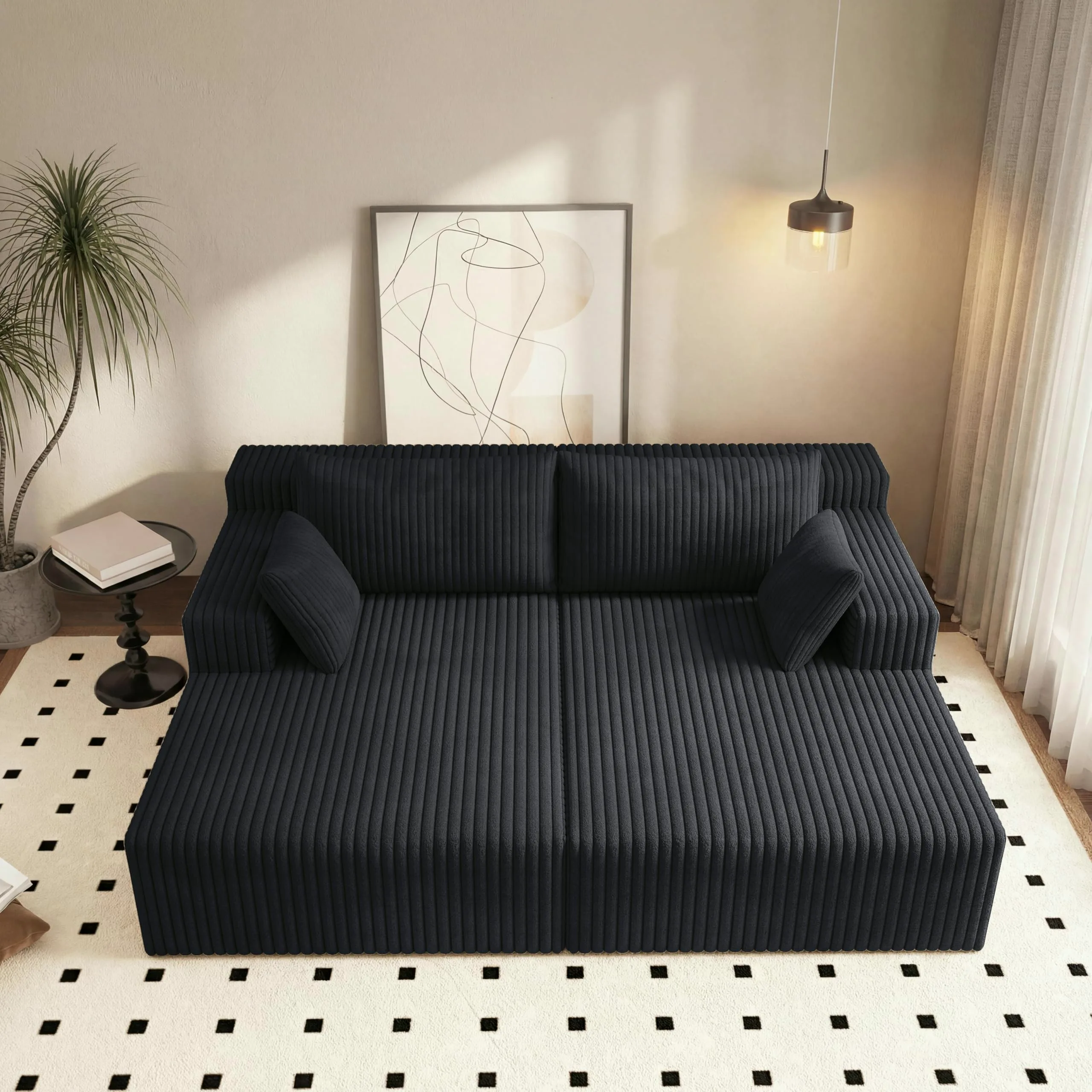 ERYE Corduroy Sleeper Sofa