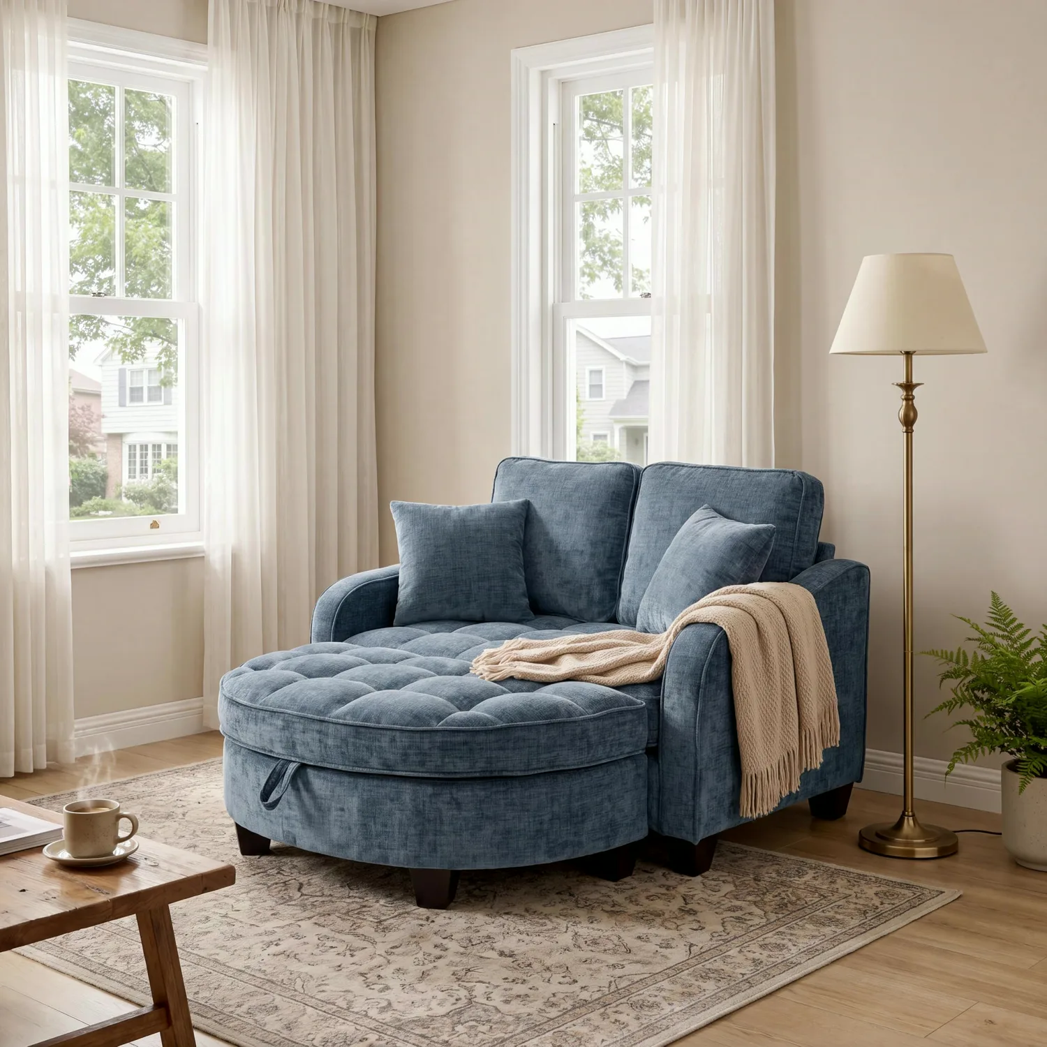 ERYE Chenille Loveseat 51"