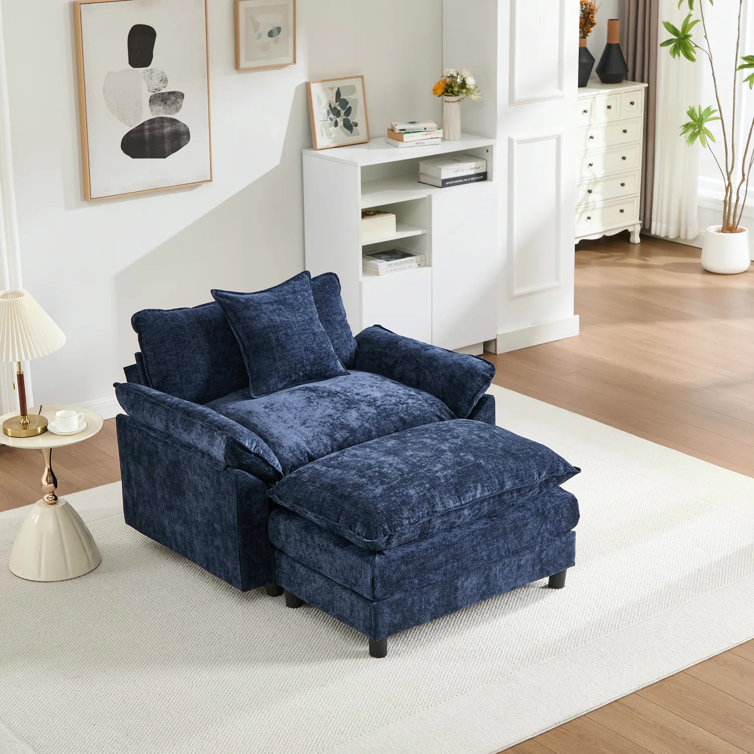ERYE Chenille Cloud Sofa 44.5"