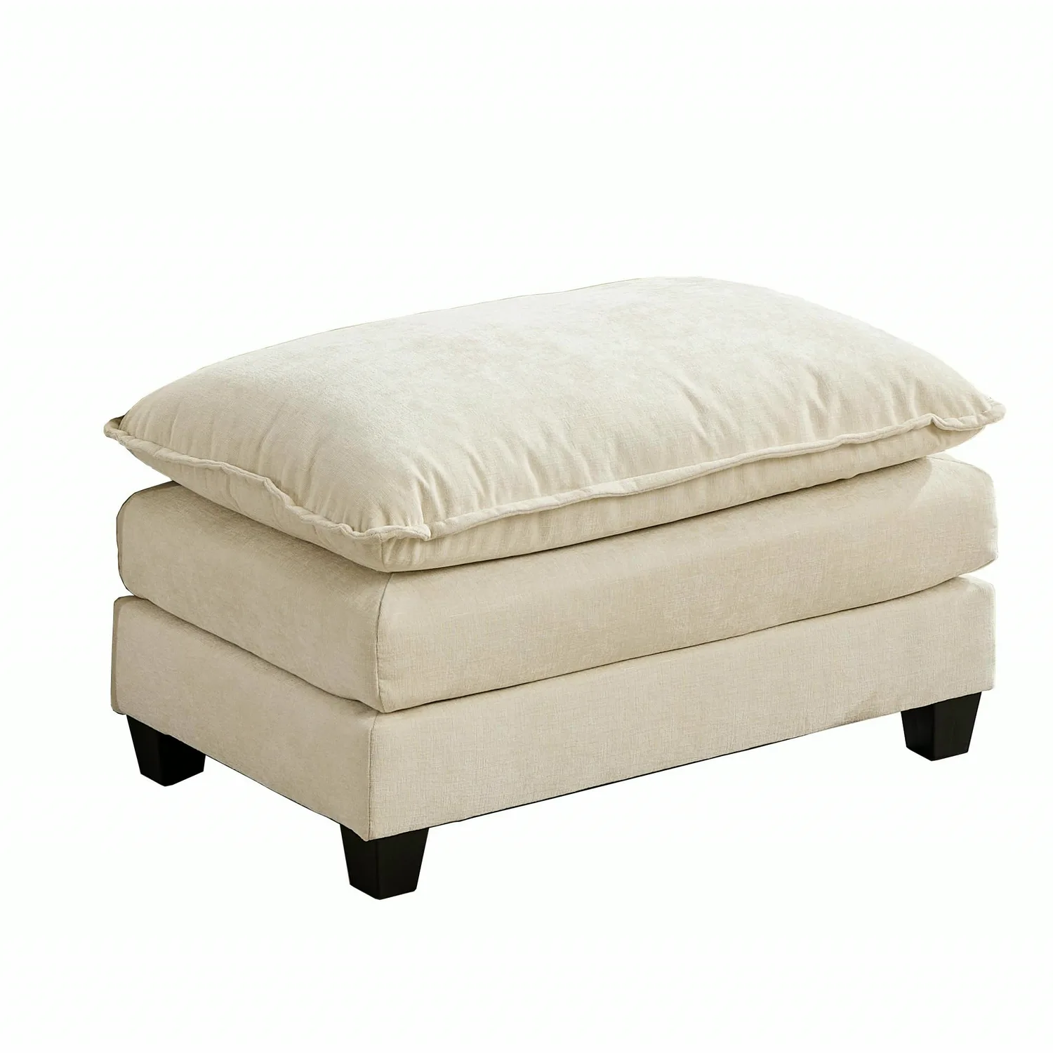 ERYE Chenille Ottoman 37"